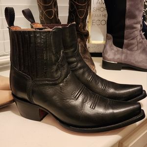 Lucchese black ankle boots.  Beautiful!  Size 10